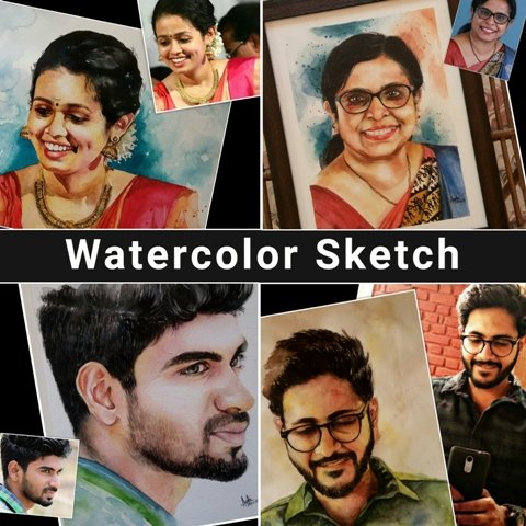 watercolor portrait